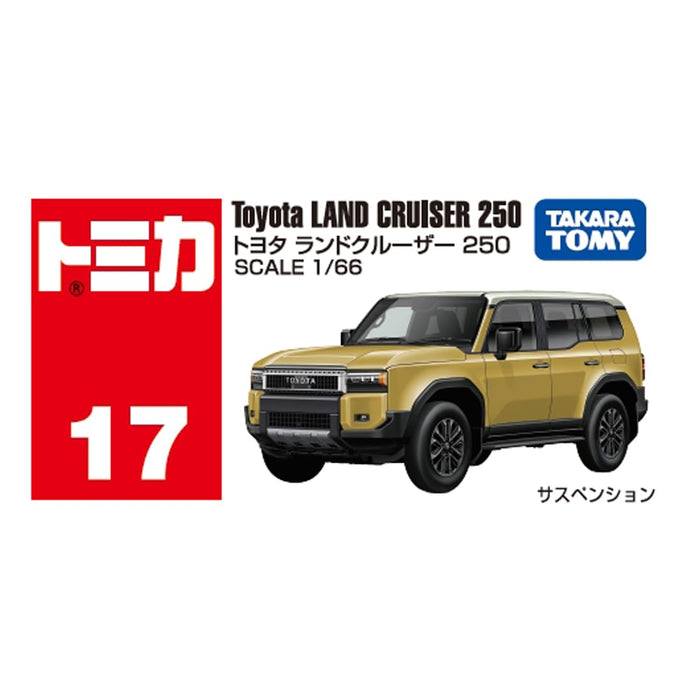Takara Tomy Tomica N° 17 Toyota Land Cruiser 250, voiture jouet pour enfants de 3 ans et plus.