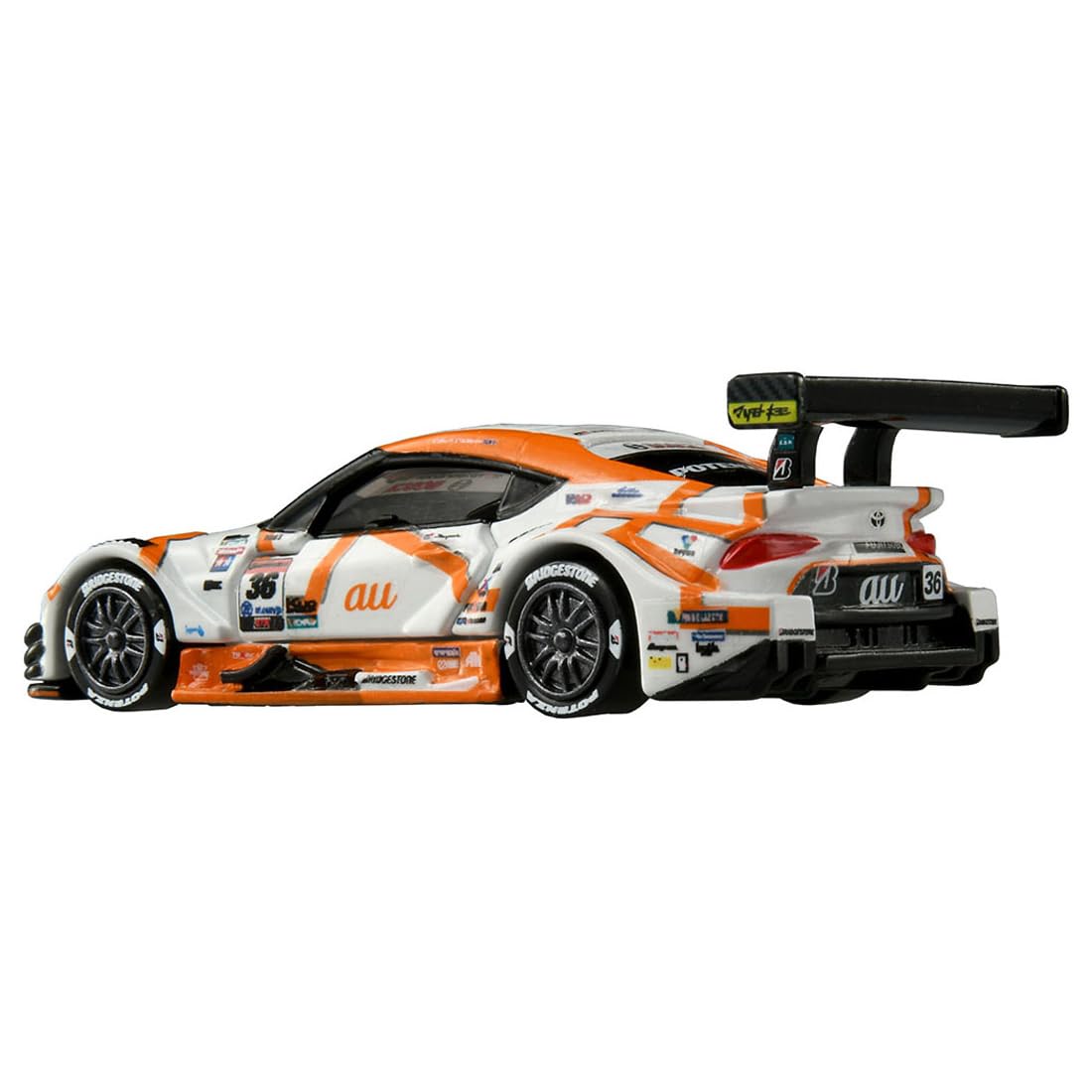 Voiture jouet Takara Tomy Tomica Premium Racing Au Toms GR Supra pour les enfants de 6 ans et plus.