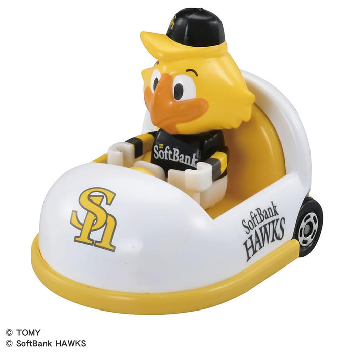 Takara Tomy Tomica 2025 Fukuoka Softbank Hawks Mascot Car Toy for Ages 3+