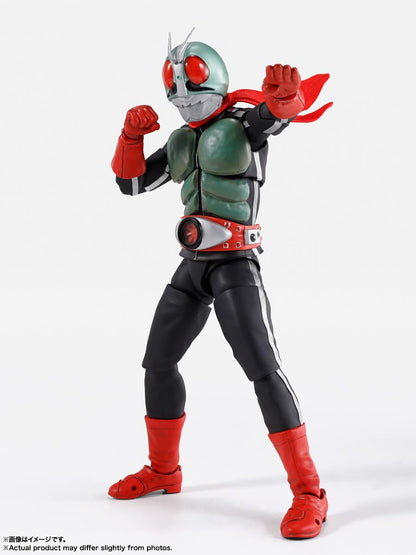 Tamashii Nations Sh Figuarts Kamen Rider No.2 Glorious Showa Edition 145mm Figure