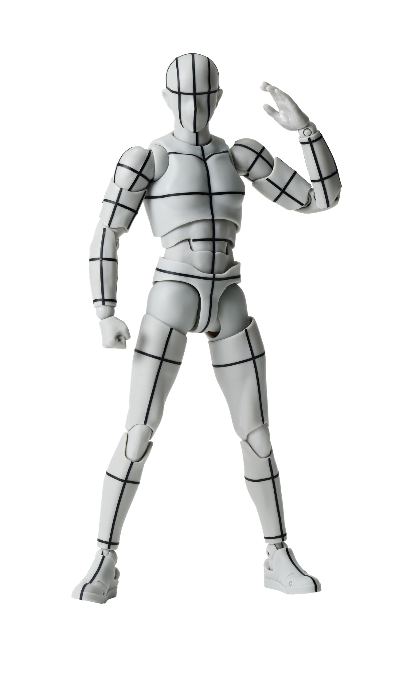 Tamashii Nations S.H.Figuarts Body-Kun Sports Wireframe Gray 150mm PVC Figure- Japan Figure Store - #1 Bring To You The Best Japanese Goods