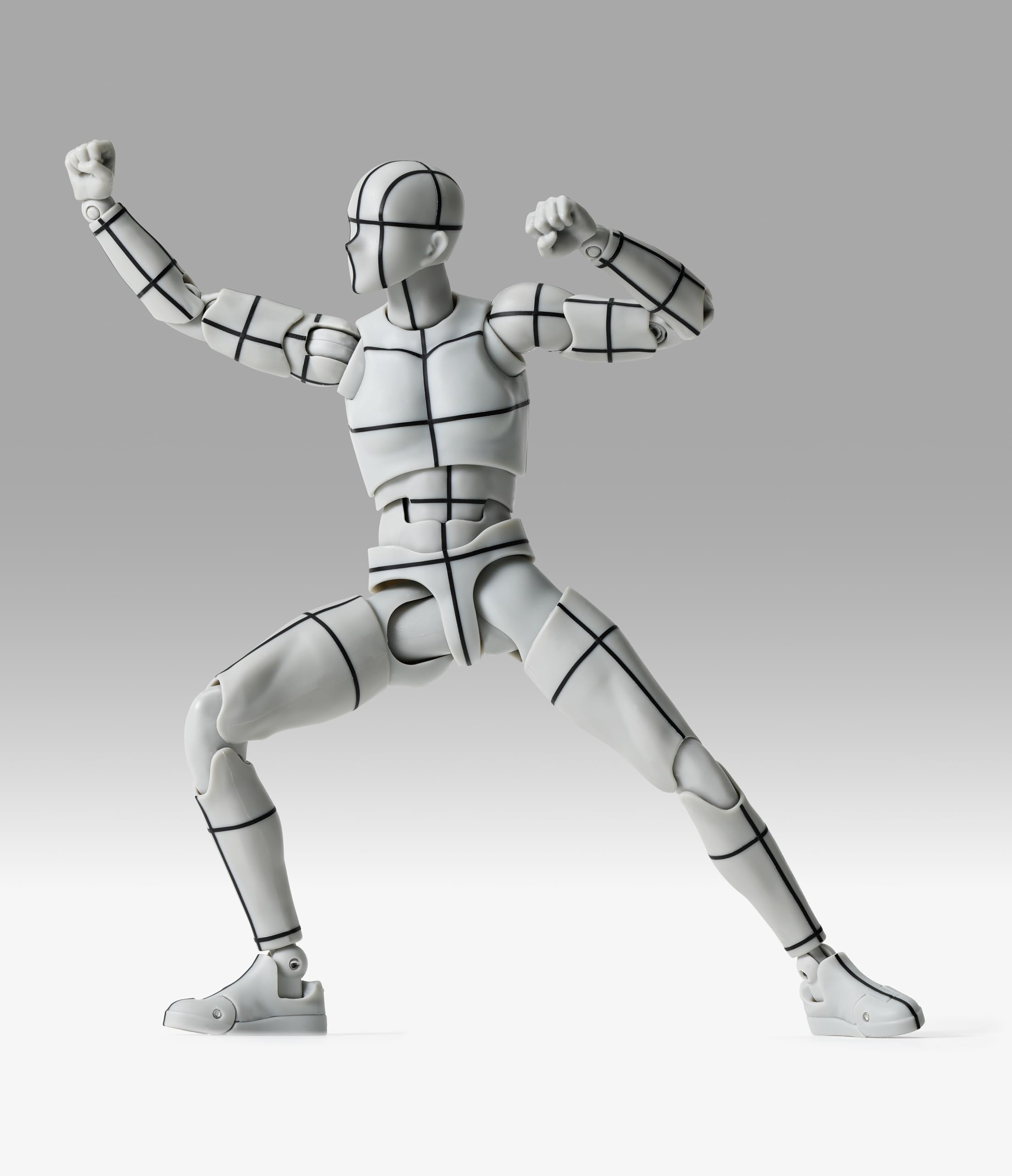 Tamashii Nations S.H.Figuarts Body-Kun Sports Wireframe Gray 150mm PVC Figure- Japan Figure Store - #1 Bring To You The Best Japanese Goods