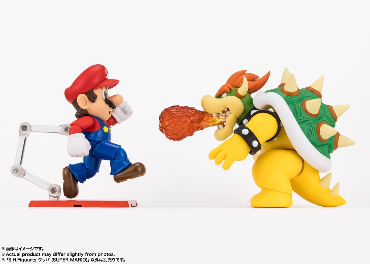 Tamashii Nations SH Figuarts Super Mario Bowser 130mm PVC Movable Figure