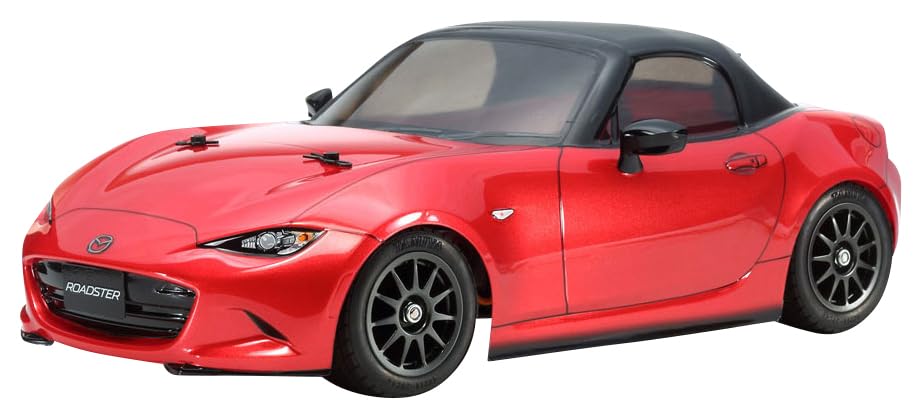 Tamiya 1/10 R/C Mazda Roadster châssis M-05, modèle complet pré-peint