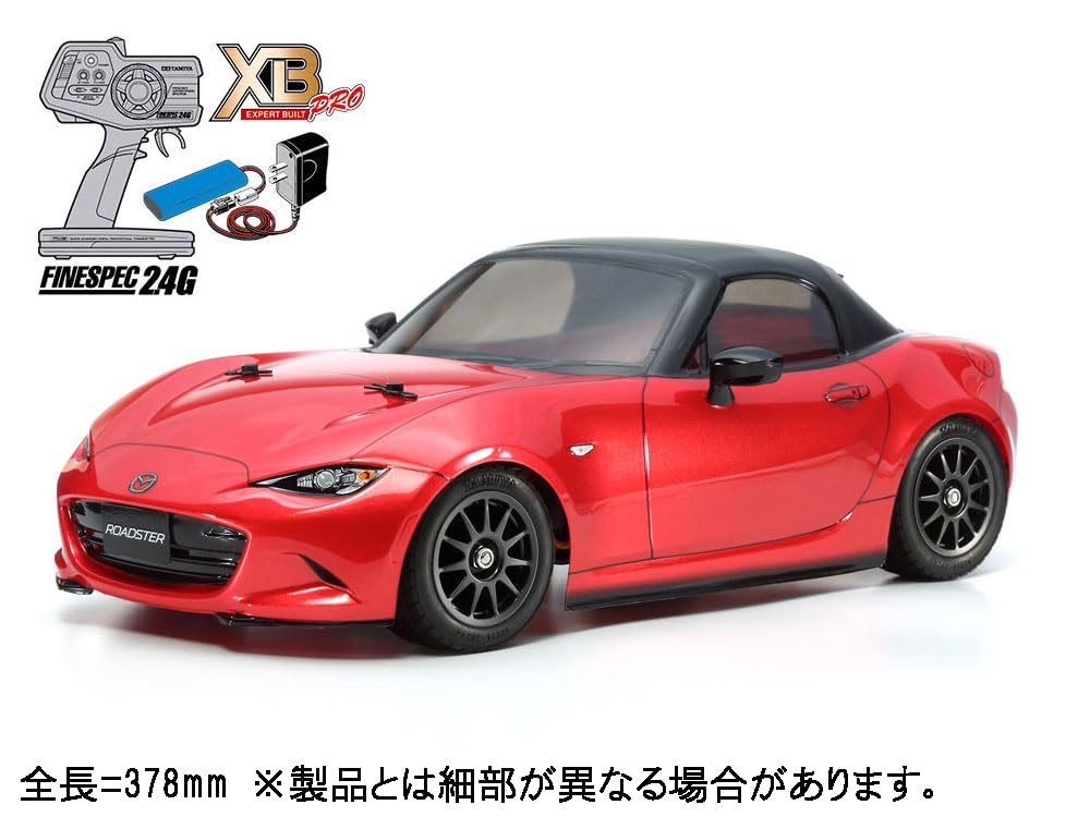 Tamiya 1/10 R/C Mazda Roadster châssis M-05, modèle complet pré-peint