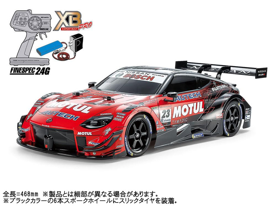 Tamiya 1/10 Scale RC Motul Autech Z TT-02 Chassis Pre-Painted Model 57939