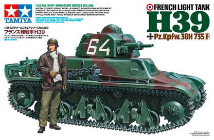 Tamiya 1/35 French Light Tank H39 Model Kit 35389 Military Miniature Series