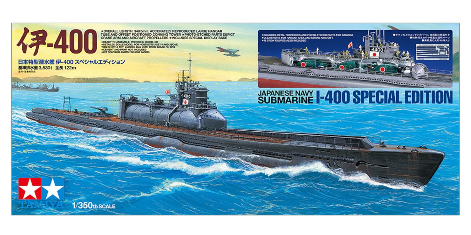 Tamiya 1/350 I-400 Submarine Model 25426 Special Edition- Japan Figure Store - #1 Bring To You The Best Japanese Goods