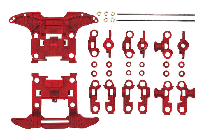 Tamiya Gp.411 N-04/T-04 Reinforced Unit Upgrade Parts Red 15411- Japan Figure Store - #1 Bring To You The Best Japanese Goods