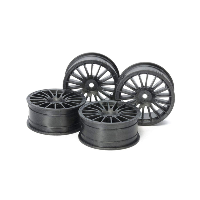 Tamiya 18-Spoke 24mm Width 0 Offset Reinforced Wheels 4pcs Touring Car 54738- Japan Figure Store - #1 Bring To You The Best Japanese Goods
