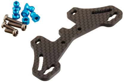 Tamiya TT-02 Type-S Carbon Damper Stay Rear - Hop-Up Options 1633 54633- Japan Figure Store - #1 Bring To You The Best Japanese Goods