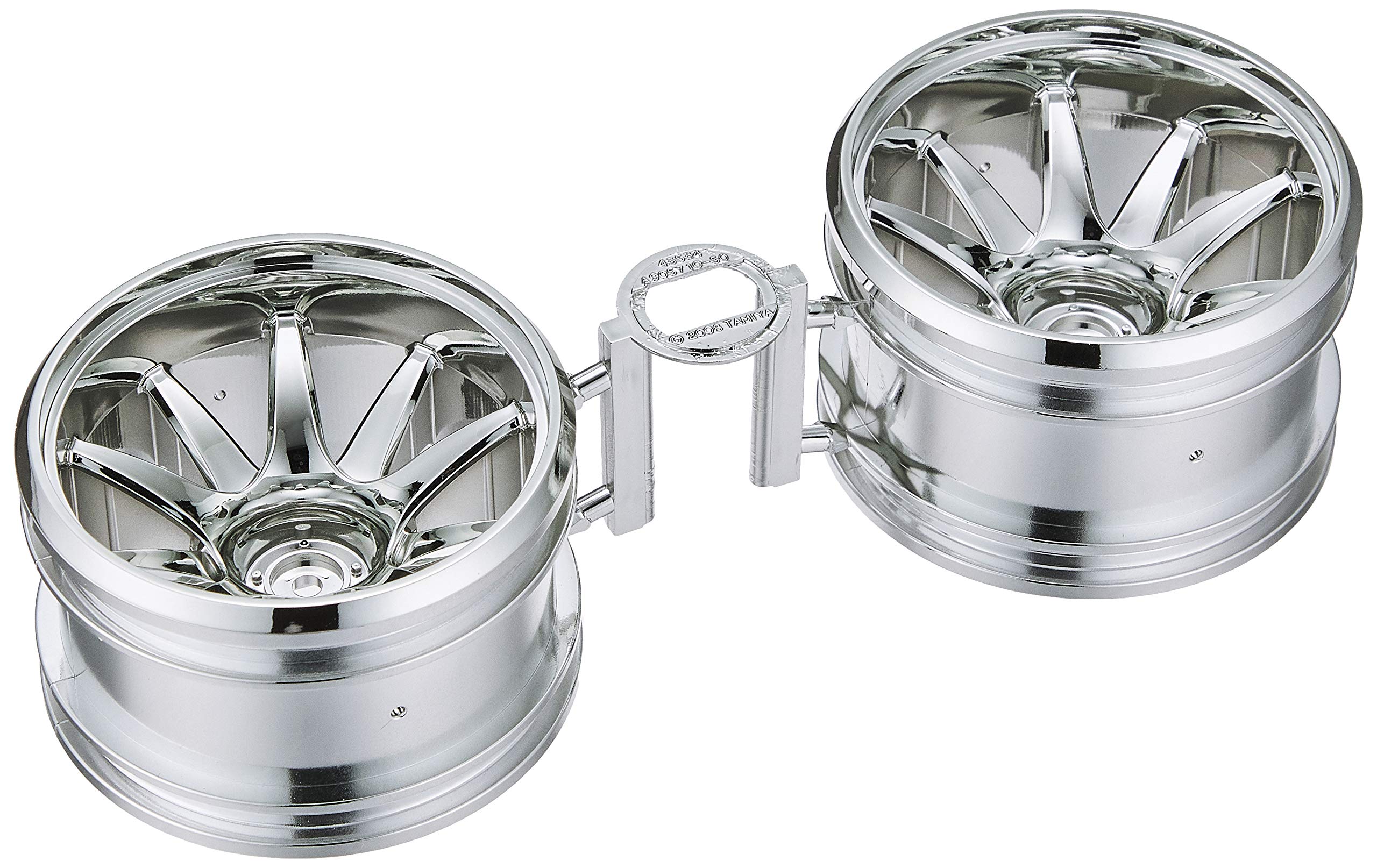 Tamiya Hop-Up 10 Spoke Chrome Plated Wheel for GF-01 54677- Japan Figure Store - #1 Bring To You The Best Japanese Goods
