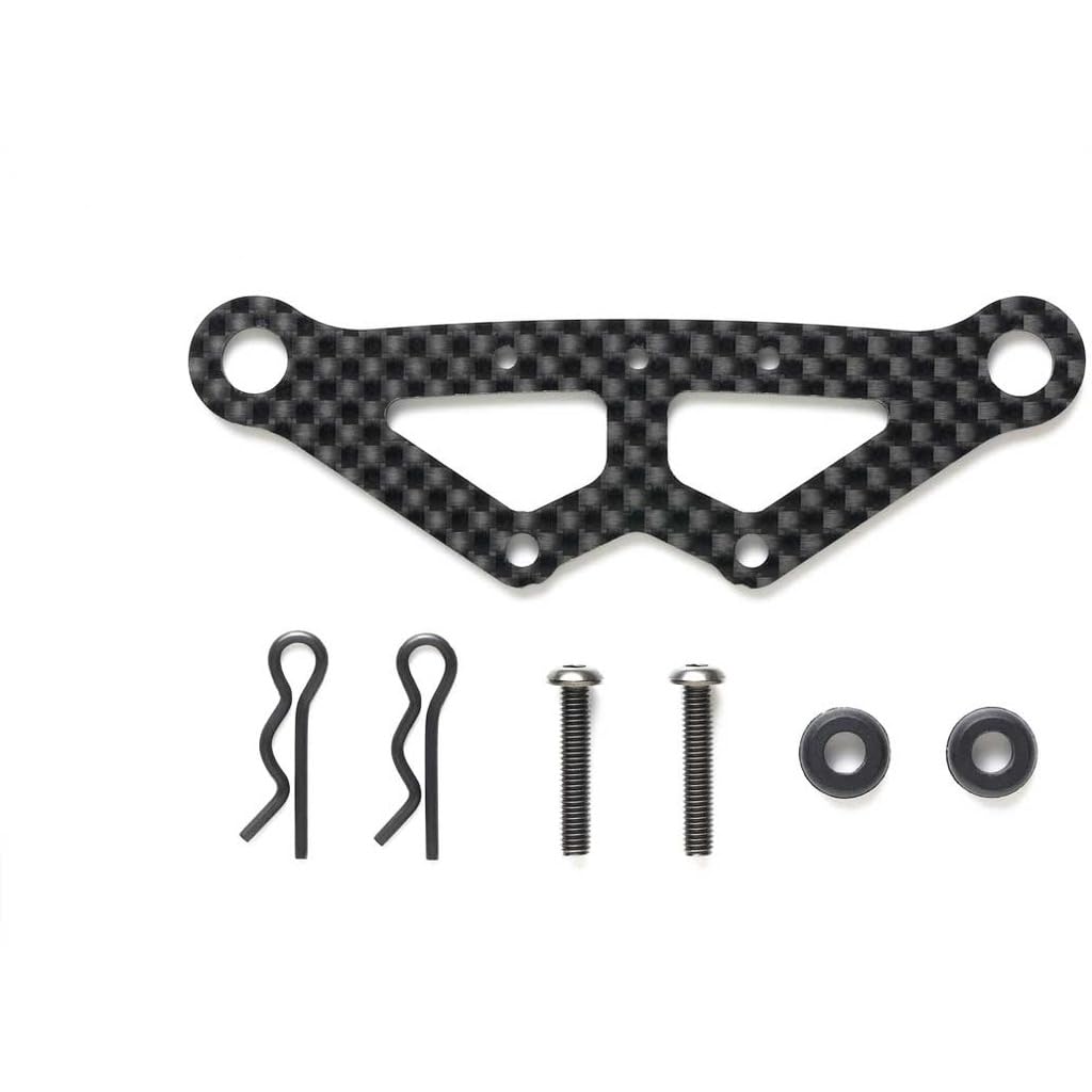 Tamiya XV-02 Carbon Bumper Support Hop-Up Option 22073- Japan Figure Store - #1 Bring To You The Best Japanese Goods