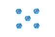 Tamiya 3mm Aluminum Thin Lock Nut Blue 5pcs | Hop-Up Options Op.1155- Japan Figure Store - #1 Bring To You The Best Japanese Goods