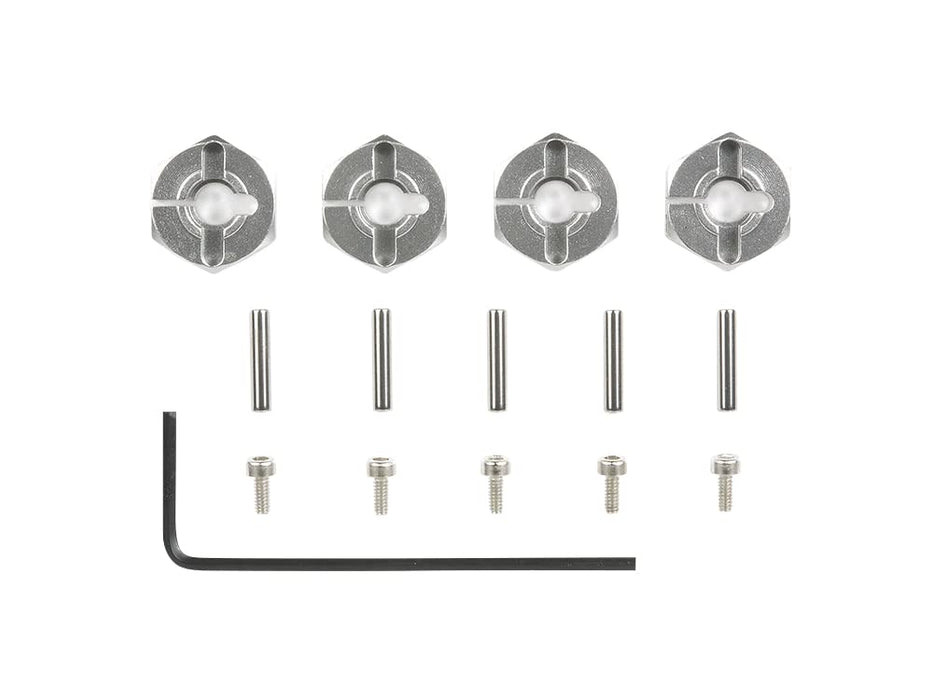 Tamiya Hop-Up Options Aluminum Wheel Hub 6mm Clamp-Type- Japan Figure Store - #1 Bring To You The Best Japanese Goods