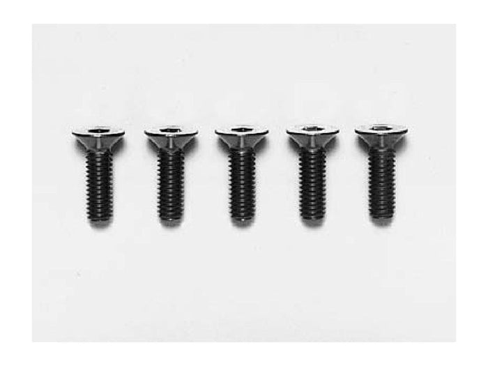 Tamiya OP-773 3x10 Hex Countersunk Screws Blue 5pcs - High-Quality Upgrade- Japan Figure Store - #1 Bring To You The Best Japanese Goods