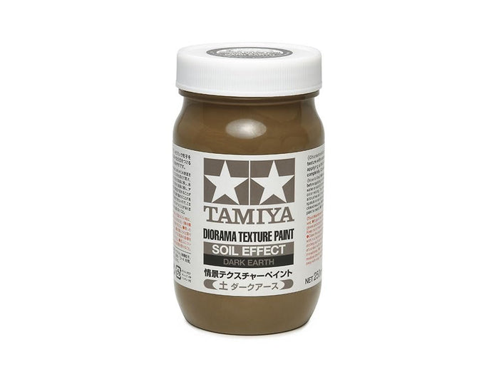 Tamiya Diorama Texture Paint Earth/Dark Earth 250ml - Model Paint 87121- Japan Figure Store - #1 Bring To You The Best Japanese Goods