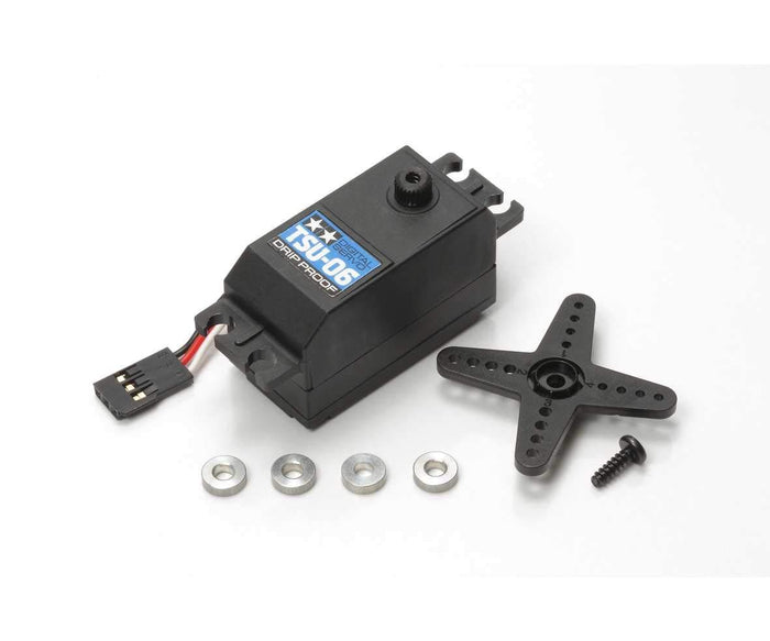 Tamiya RC System No.65 TSU-06 Low Profile Waterproof Digital Servo - 45065- Japan Figure Store - #1 Bring To You The Best Japanese Goods