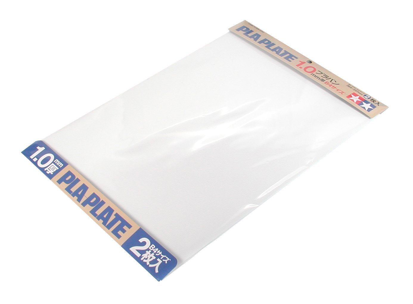 Tamiya Fun Craft Series White Plastic Sheet 1.0mm Thick B4 - 2 Sheets- Japan Figure Store - #1 Bring To You The Best Japanese Goods