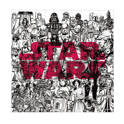 Tenyo 144-Piece Star Wars Jigsaw Puzzle with Panel 24x24cm Made in Japan