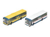 Tomytec Funabashi Shin-Keisei Retro Color Bus Collection Set of 2 Diorama Supplies- Japan Figure Store - #1 Bring To You The Best Japanese Goods