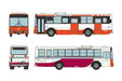 Tomytec Diorama The Bus Collection Hokkaido Takushoku Bus Fuji 7E Kanto Color- Japan Figure Store - #1 Bring To You The Best Japanese Goods