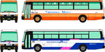 Tomytec Bus Collection Set: Chugoku Highway 50th Anniversary 2 Cars Japan- Japan Figure Store - #1 Bring To You The Best Japanese Goods