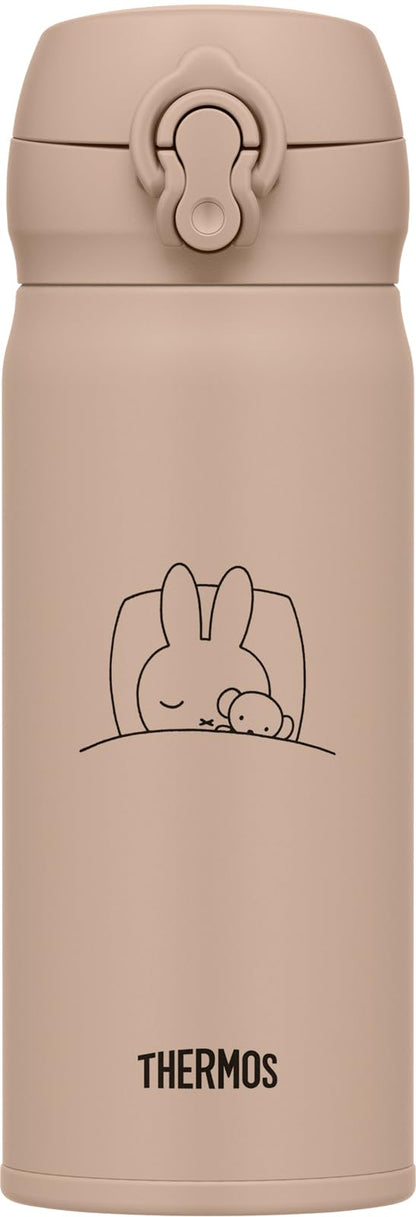 Thermos Miffy Milk Tea Vacuum Insulated Portable Mug 400ml JNL-405B- Japan Figure Store - #1 Bring To You The Best Japanese Goods