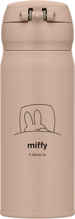 Thermos Miffy Milk Tea Vacuum Insulated Portable Mug 400ml JNL-405B- Japan Figure Store - #1 Bring To You The Best Japanese Goods
