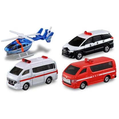 TAKARA TOMY Tomica Emergency Vehicles Set 399117- Japan Figure Store - #1 Bring To You The Best Japanese Goods