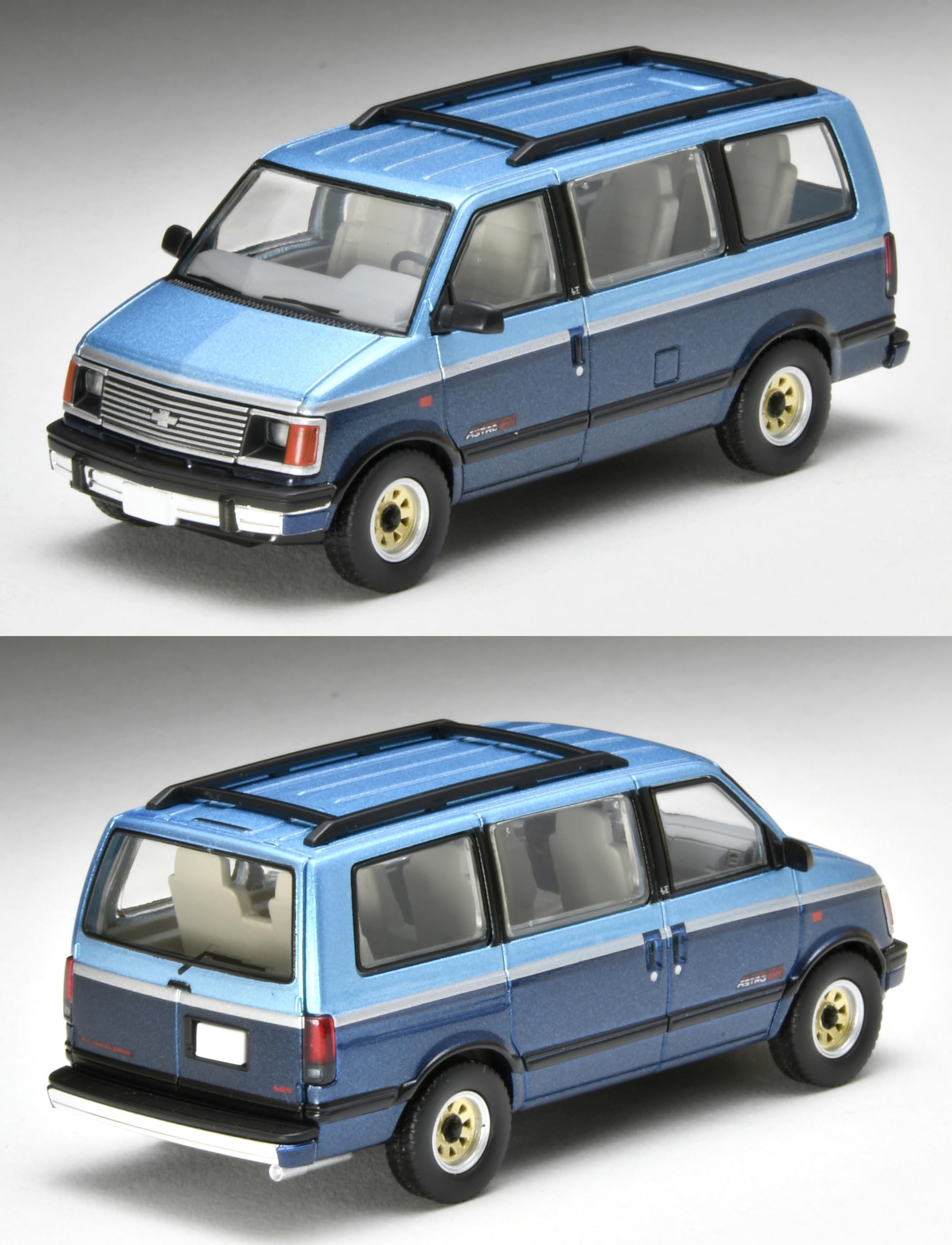 Tomytec Tomica Limited Vintage Neo 1994 Chevrolet Astro LT AWD Light Blue/Navy- Japan Figure Store - #1 Bring To You The Best Japanese Goods