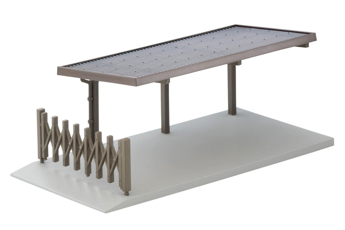 Tomytec Tomicarama Vintage 1/64 09B Carport Resin Structure Painted Model