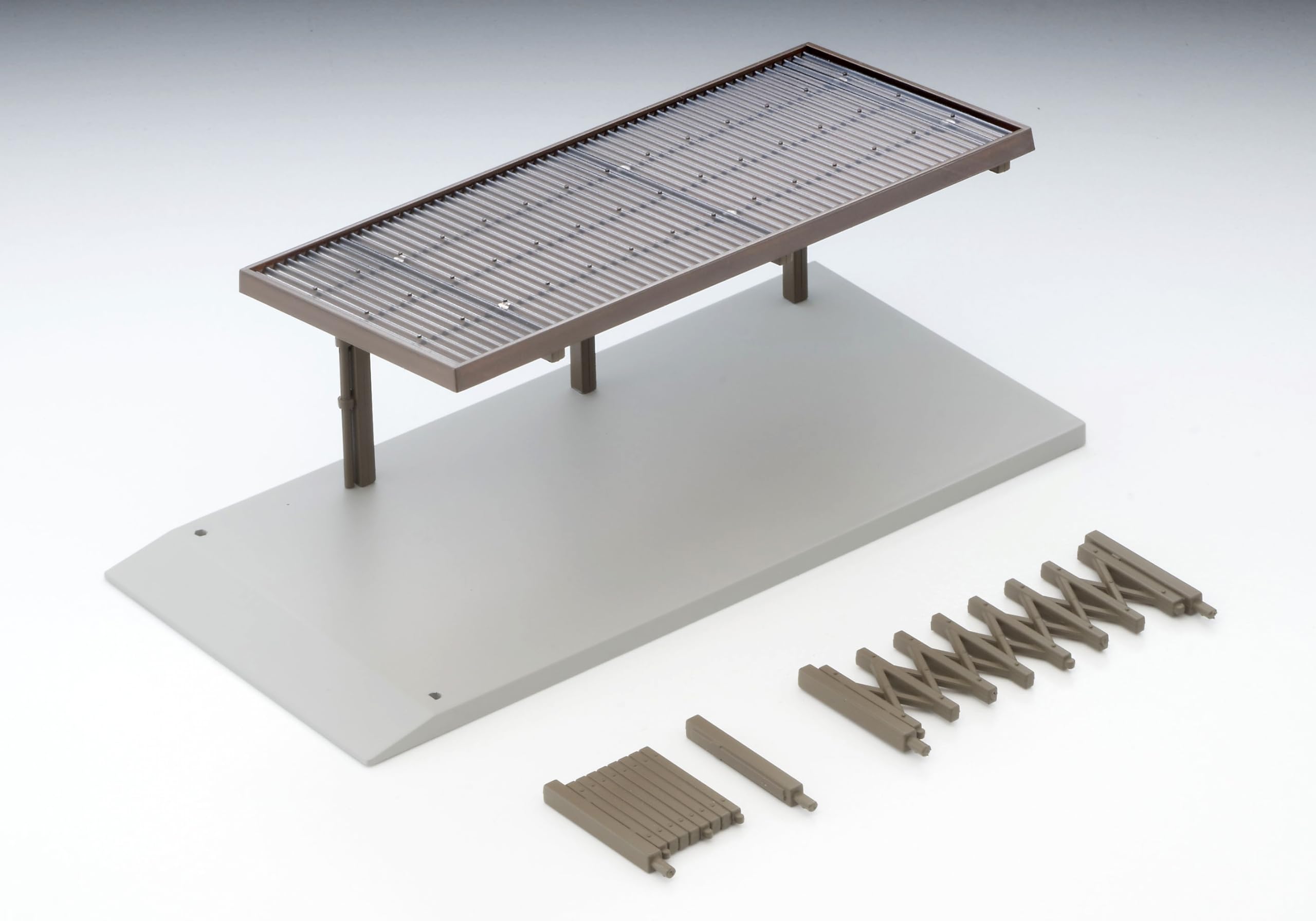 Tomytec Tomicarama Vintage 1/64 09B Carport Resin Structure Painted Model