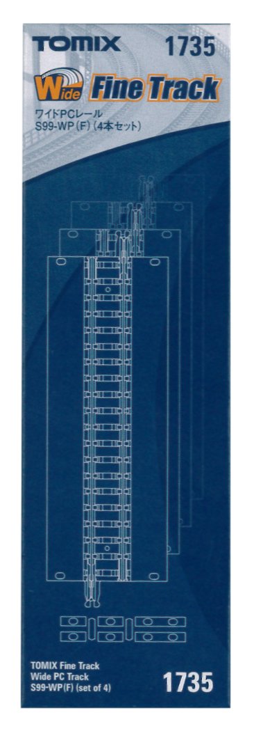 Tomytec Tomix N Gauge Wide Pc Rail S99-Wp F Set of 4 - Model Railway Supplies- Japan Figure Store - #1 Bring To You The Best Japanese Goods