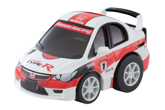 Tomytec Choro-Q Zero Z63D Honda Civic Type R FD2 Race Spec Model Car- Japan Figure Store - #1 Bring To You The Best Japanese Goods