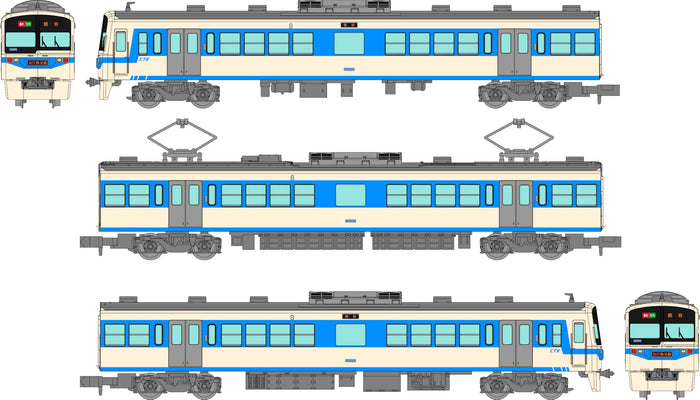 Tomytec Railway Collection Chichibu 6000 Series 3-Car Set Diorama Supplies
