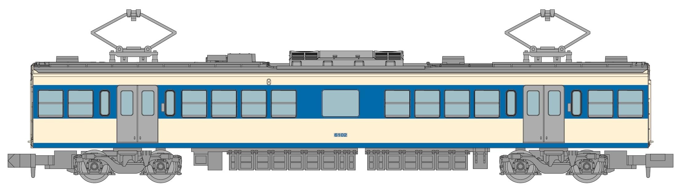 Tomytec Railway Collection Chichibu 6000 Series 3-Car Set Diorama Supplies