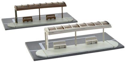Tomytec Scenery Accessories Bus Stop A5 Diorama Model 335092- Japan Figure Store - #1 Bring To You The Best Japanese Goods