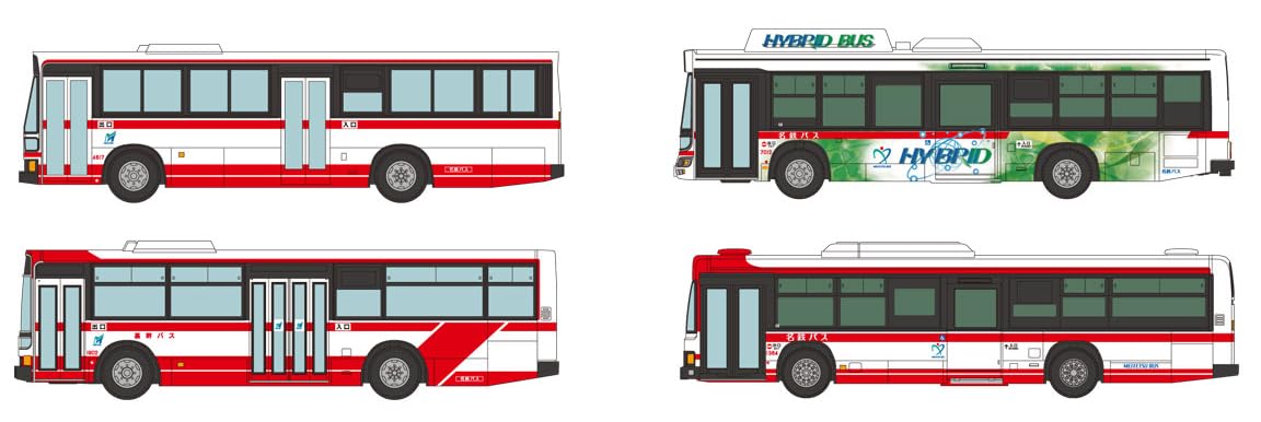 Tomytec The Bus Collection Meitetsu Bus Special 12 Pieces Diorama Supplies Box- Japan Figure Store - #1 Bring To You The Best Japanese Goods