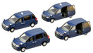 Tomytec Japan Taxi Dark Blue 1/150 Diecast Model Basic Set- Japan Figure Store - #1 Bring To You The Best Japanese Goods