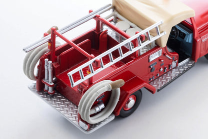 Tomytec 1/64 Nissan Patrol Fire Truck with Figure - Tomica Limited Vintage