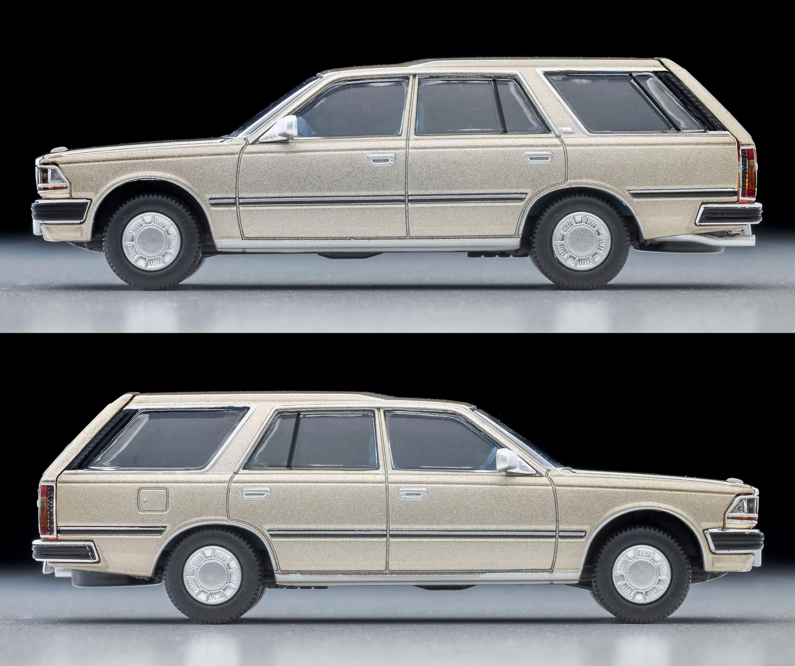 Tomytec 1/64 Nissan Gloria Wagon V20E 1991 Model Yellowish Silver Lv-N244B