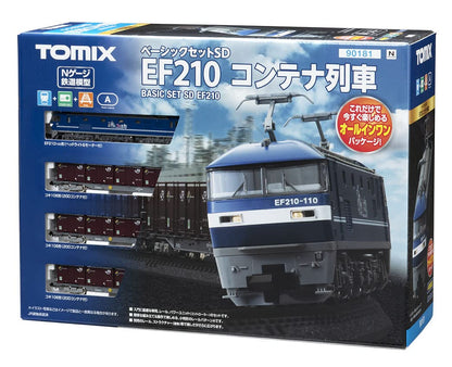 Tomytec Tomix N Gauge Ef210 Container Train Set 90181 Railway Model- Japan Figure Store - #1 Bring To You The Best Japanese Goods
