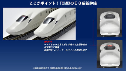 Tomytec Tomix N Gauge JR E8 Yamagata Shinkansen Tsubasa Model Train Set 97965