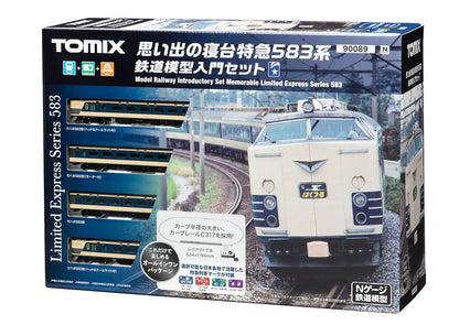 Tomytec Tomix N Gauge 583 Series 90089 Sleeper Express Model Set- Japan Figure Store - #1 Bring To You The Best Japanese Goods
