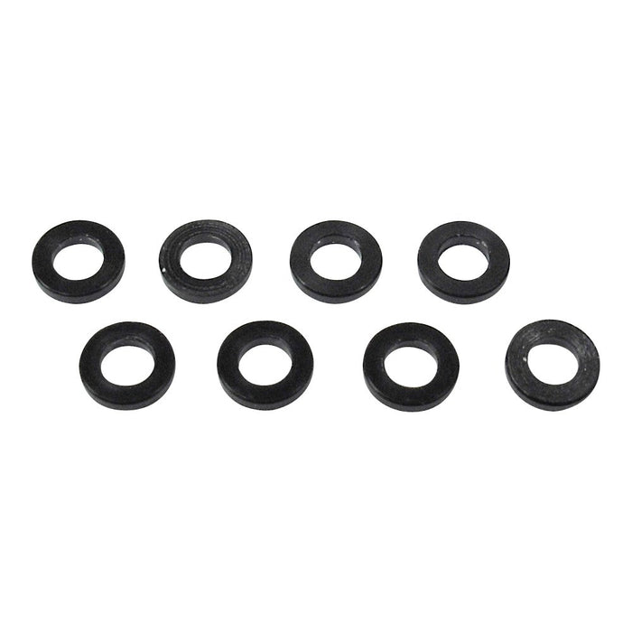 Tamiya Top Line Black Delrin M3 Spacer 1.0mm Thickness - Pack of 8 (TP-5210)- Japan Figure Store - #1 Bring To You The Best Japanese Goods