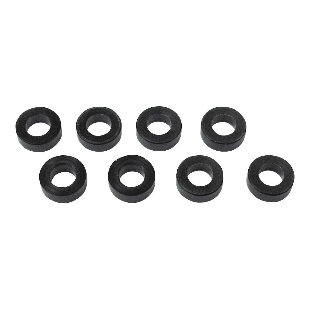 Tamiya Top Line Black Delrin M3 Spacer 2.0mm Thickness Pack of 8- Japan Figure Store - #1 Bring To You The Best Japanese Goods