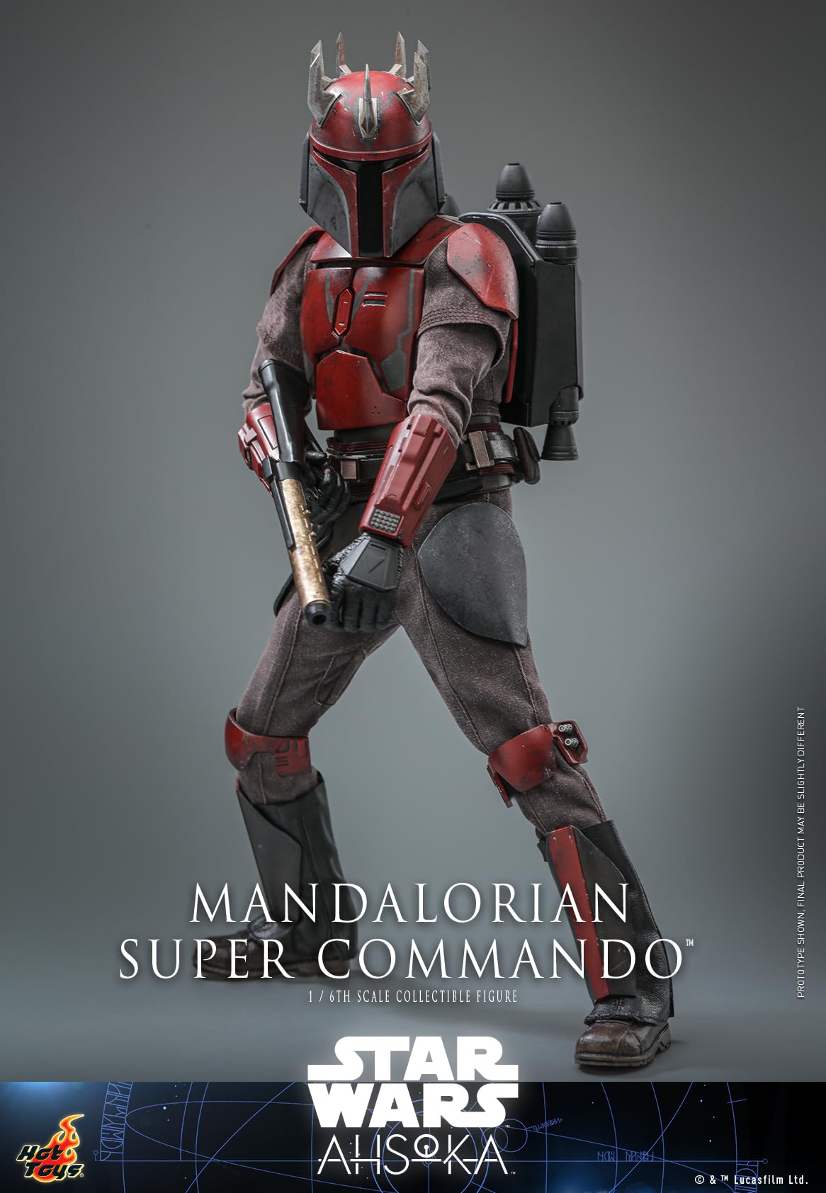 Hot Toys TV Masterpiece Ahsoka Mandalorian Super Commando 1/6 Scale Figure
