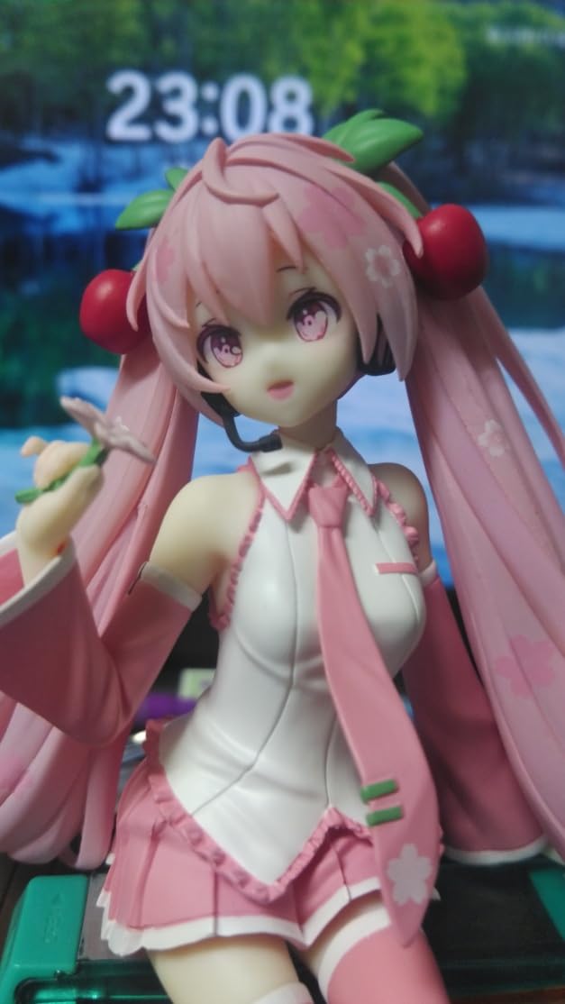 Furyu Vocaloid Hatsune Miku Noodle Stopper Figure Sakura Miku 2024 Version- Japan Figure Store - #1 Bring To You The Best Japanese Goods