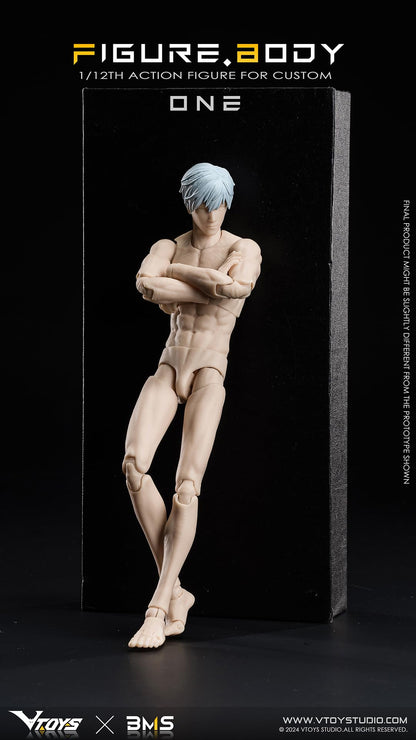 Vtoys X BMS Posable 1/12 Figure Body One VB002 White Skin Japan Action Figure- Japan Figure Store - #1 Bring To You The Best Japanese Goods